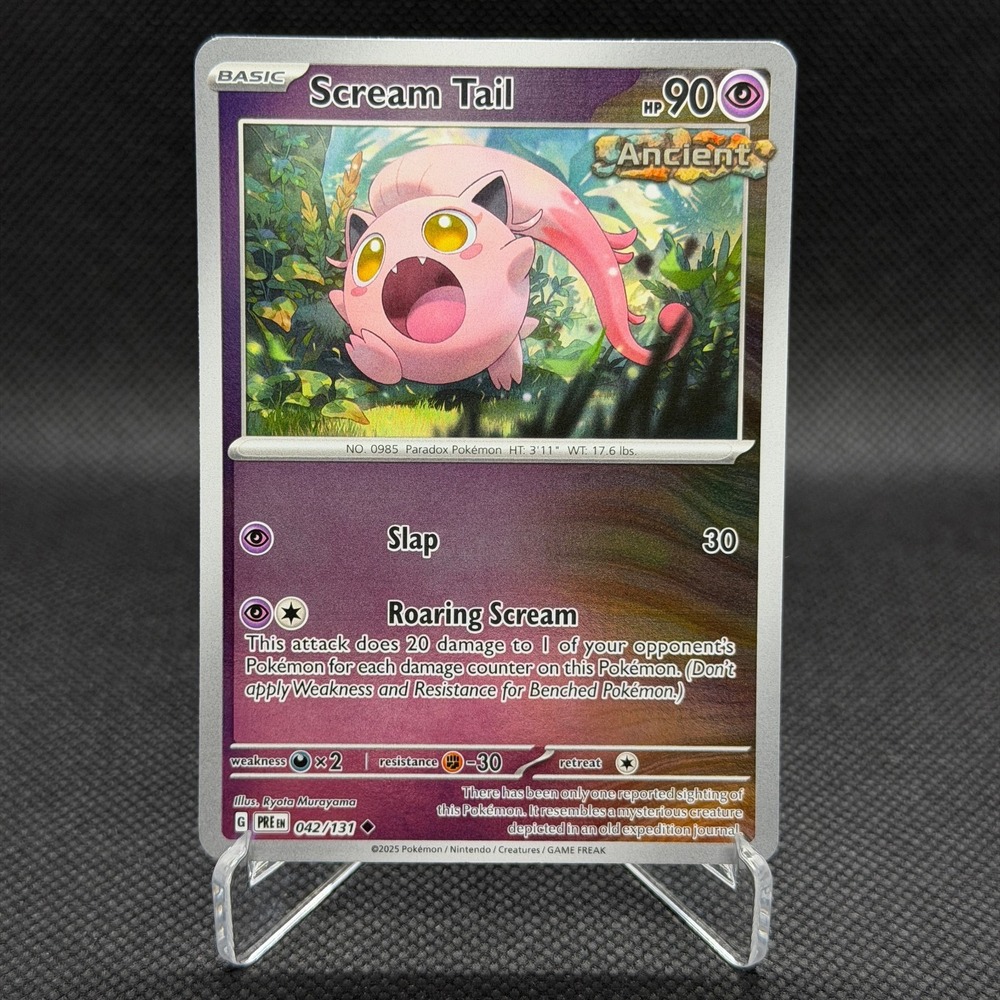 Scream Tail Prismatic Evolutions Reverse Holo Pokémon Card #042